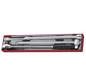 Teng Tools Jeu de douilles extra longues compatible avec : > Universel