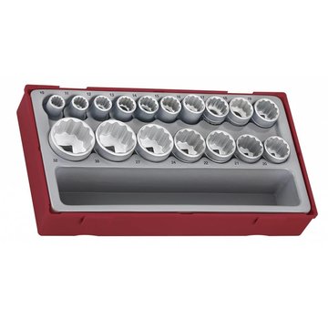 Teng Tools 12 Point Socket Set Fits: > Universal