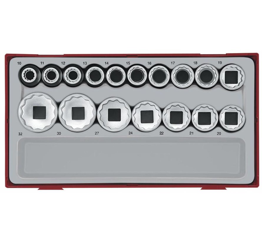 12 Point Socket Set Fits: > Universal