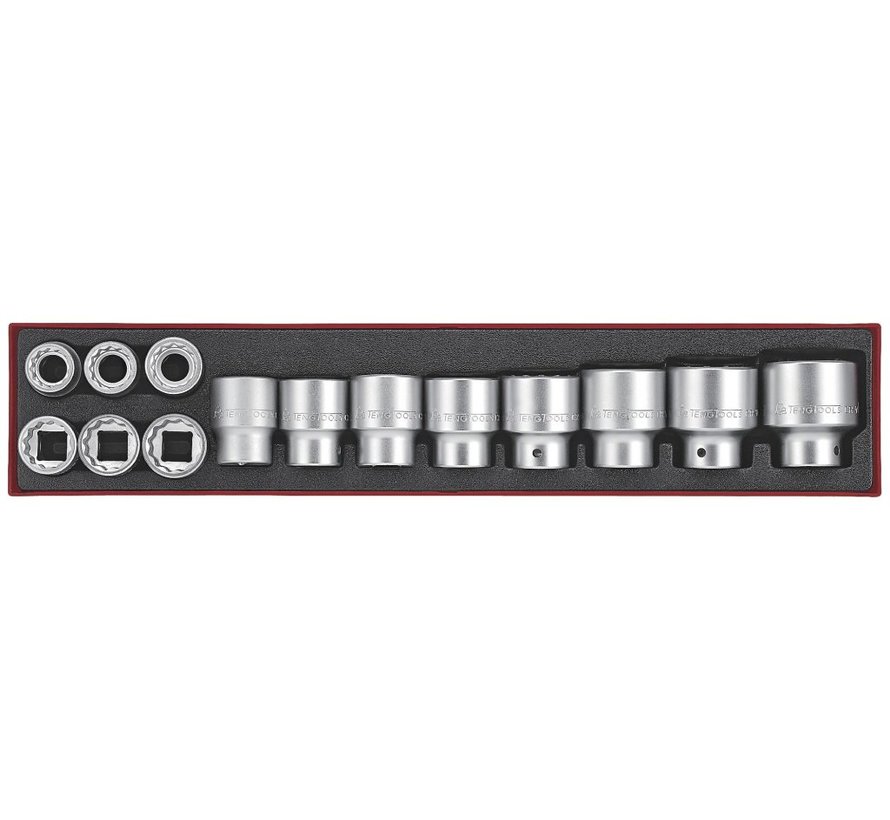 12 Point AF Socket Set - usa size Fits: > Universal