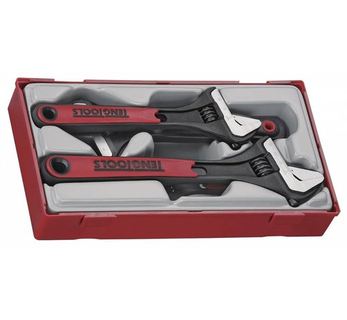 Teng Tools  Adjustable Wrench Set Fits: > Universal