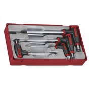 Teng Tools T-inbussleutel set 7 delig