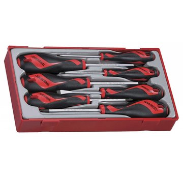 Teng Tools Flat PH PZ Type Screwdriver Set Fits: > Universal