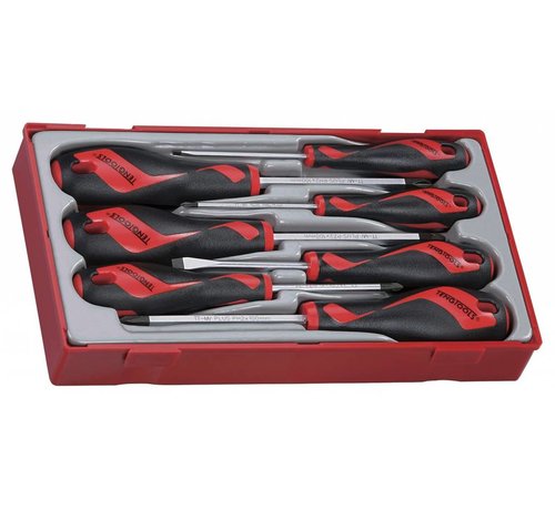 Teng Tools Flat PH PZ Type Screwdriver Set Fits: > Universal