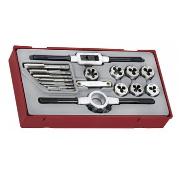 Teng Tools Tap Die Set Fits: > Universal