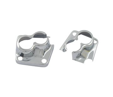 MCS Engine tappet block covers Chrome Shovel Fits:> 66-84 B.T. SHOVEL