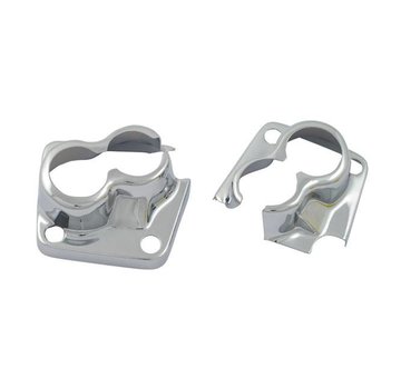 MCS Engine tappet block covers Chrome Shovel Fits:> 66-84 B.T. SHOVEL