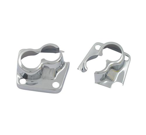 MCS Engine tappet block covers Chrome Shovel Fits:> 66-84 B T SHOVEL