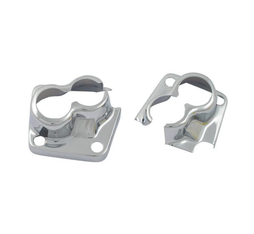 Engine tappet block covers Chrome Shovel Fits:> 66-84 B T SHOVEL