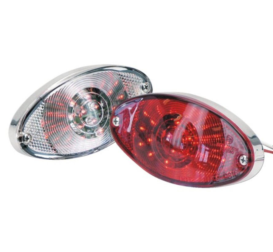 achterlicht LED cat eye super slank