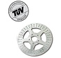 brake rotor 5-point star disc - rear Fits> 1984-1985 FLH/FLT;1984-1999 Dyna;1984-1999 Softail and Sportster XL 1984-1999