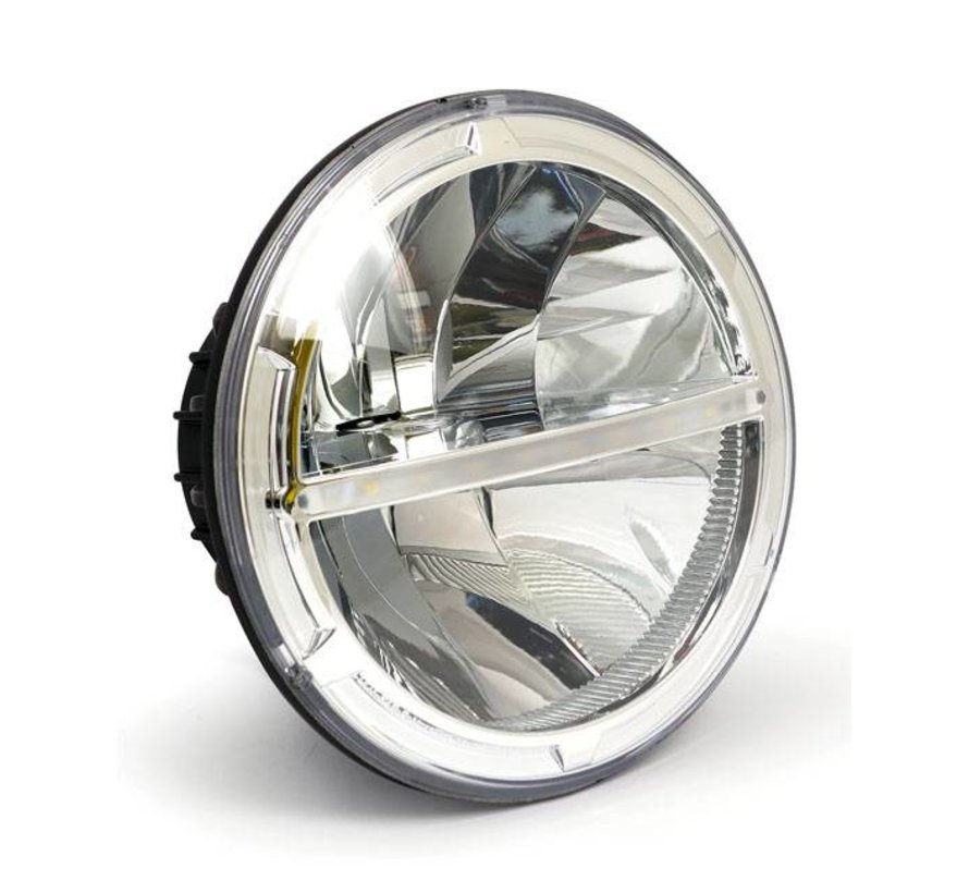 7 "UNIDAD DE LUZ LED: aprobado por la CE: Se adapta a:> 86-17 FLST SOFTAIL CON 7" FAROS