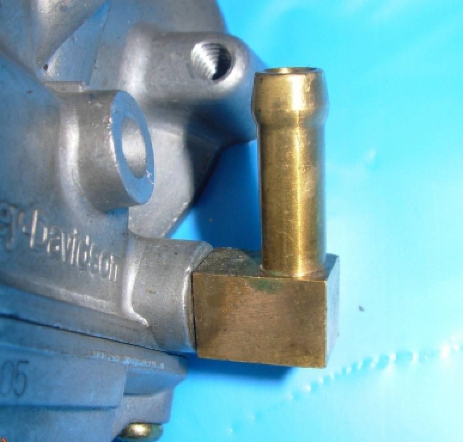 Carburetor Fuel inlet brass Keihin and CV Taco Motos Amsterdam