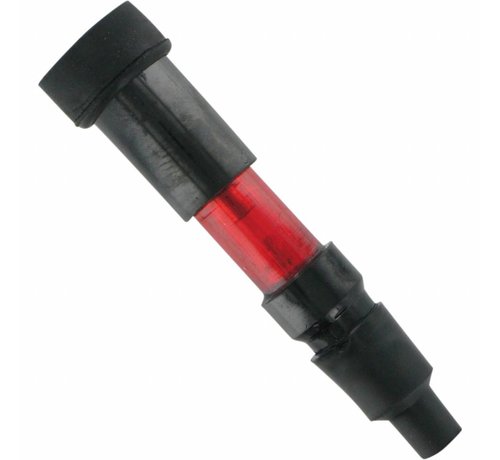 Parts Unlimited spark plug Flashing Spark Plug Cap: Straight red
