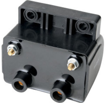 MCS Spule 12V, 3 Ohm Schwarz oder Chrom Passend für: > 85-99 Bigtwin, 86-03 XL Sportster