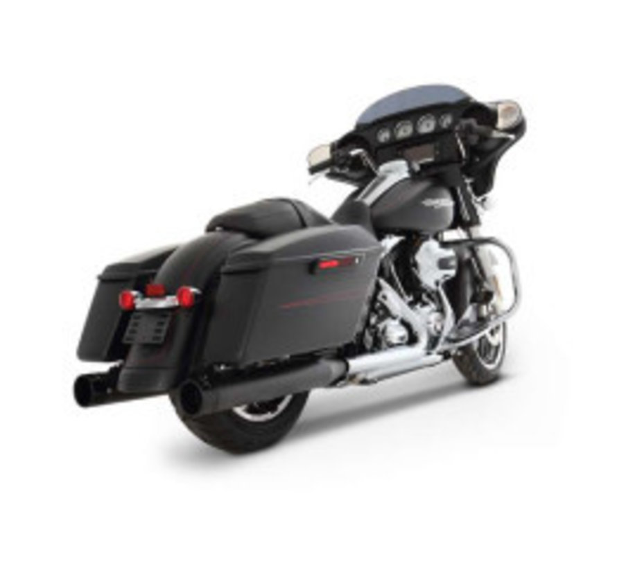 Muffler Slip-On 4 "duals voor touring