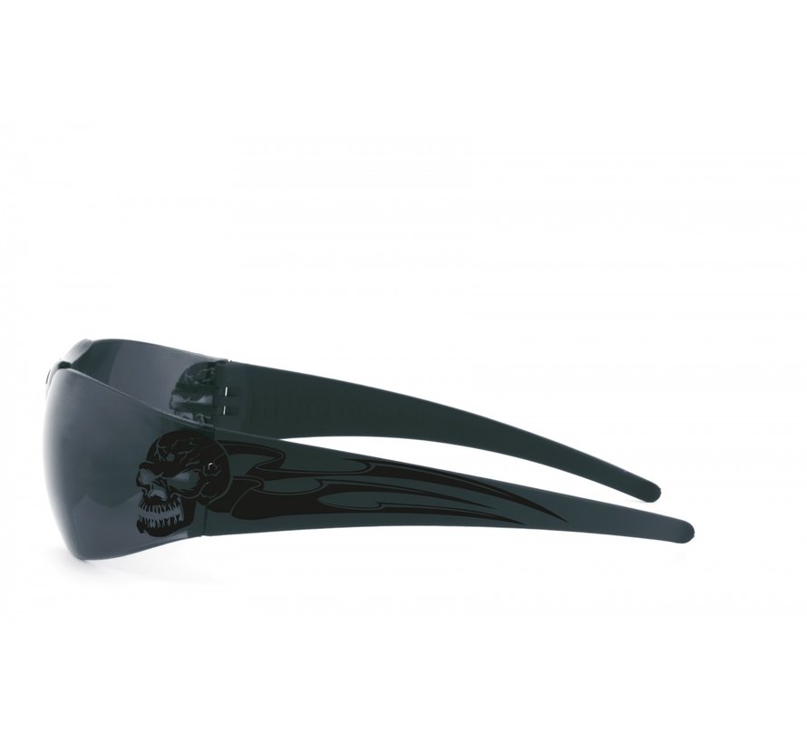 Goggle zonnebril moab 4 tribal skull smoke Past op:> alle Bikers