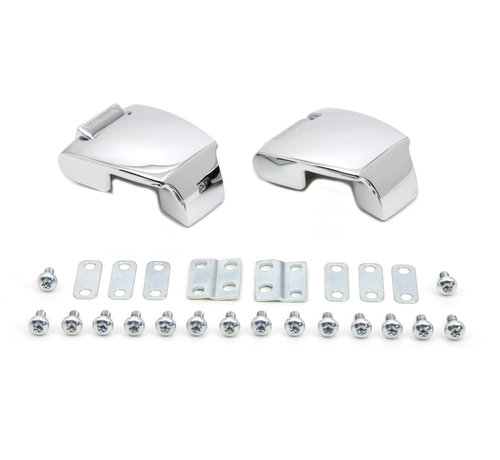 TC-Choppers Chrome Touring Pack Luggage Hinge Kit Fits: > FLT 1988-2013