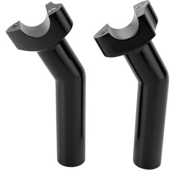 Drag Specialities stuurverhogers geforceerd aluminium zwart of chroom - 14 cm (5,5 ”)