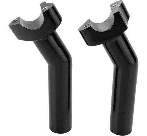 Drag Specialities handlebars risers forced aluminum Black or Chrome - 14 cm (5 5”)