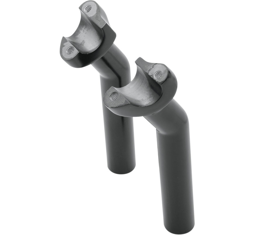 handlebars risers forced aluminum Black or Chrome - 16 5 cm (6 5”)