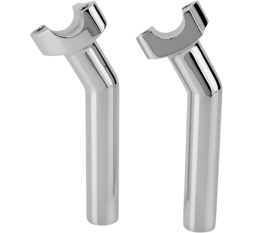 handlebars risers forced aluminum Black or Chrome - 16 5 cm (6 5”)
