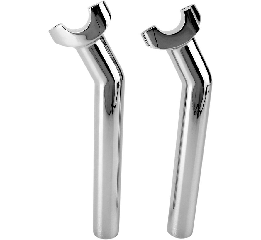 handlebars risers forced aluminum Black or Chrome - 21 5 cm (8 5”)