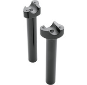 Drag Specialities stuurverhogers geforceerd aluminium Zwart of Chroom - 20,5 cm (8 ") Recht