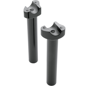 Drag Specialities guidon rehausseur forcé en aluminium noir ou chrome - 20,5 cm (8 ") droit