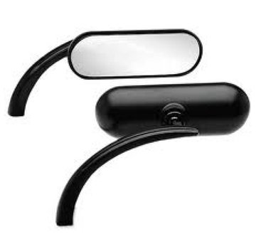 Arlen Ness mirror mirror (mini oval) black or Chrome