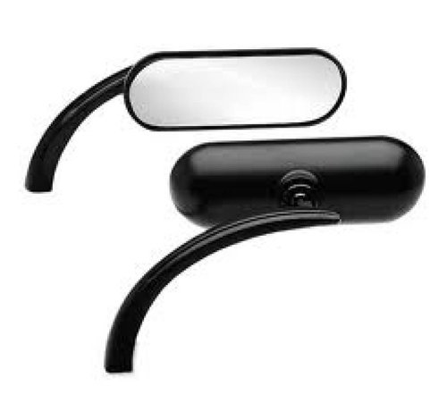 Arlen Ness mirror mirror (mini oval) black or Chrome