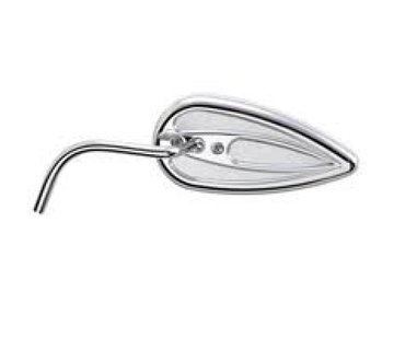 Arlen Ness Die-Cast Chrome Mirror Teardrop