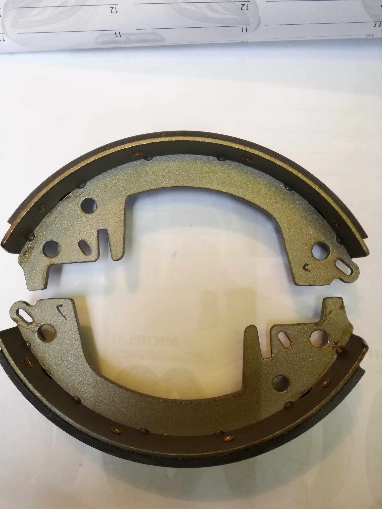 brake pad shoes Taco Motos Amsterdam