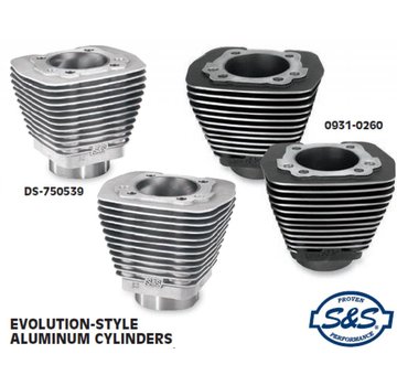S&S Cylindres compatibles : > 84-99 Evo Bigtwin