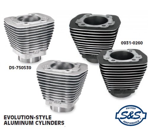 S&S Cilinders passen op: > 84-99 Evo Bigtwin