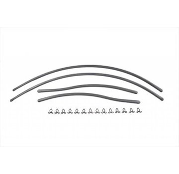 Wyatt Gatling fender rear trim set with a stainless steel finish Fits: > EL 1939-1940, FL 1941-1948, UL 1939-1948