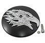 air cleaner Round Eagle Cover- Black Fits: > 2000-2015 Softail 1999-2007 Dyna and 1999-2013 Touring