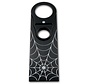 Panneau de tableau de bord de réservoir d'essence Spider Web Black Road King Black