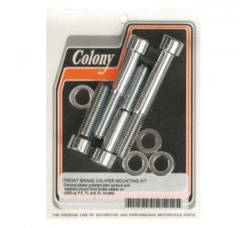 Colony caliper brake and pad mount kit front and rear