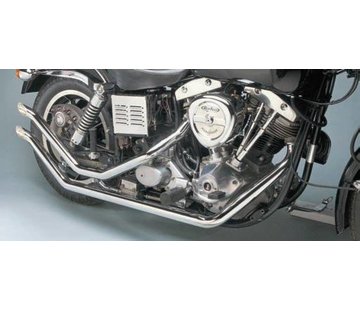 Santee exhaust upswept fishtails  Fits: > 71-84 FX Shovel