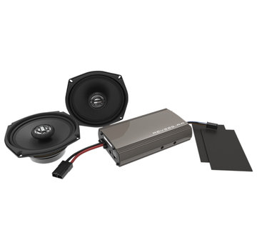 Hogtunes Verstärktes Lautsprecher-Kit der Hogtunes Harley Audio Rev-Serie für 99-13 FLHT / FLHX