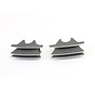 M8 Finned Spark Plug Cover Set Granit