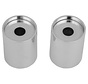 handlebars risers 2 inch Tall extension for 1 25 inch Bars - Chrome