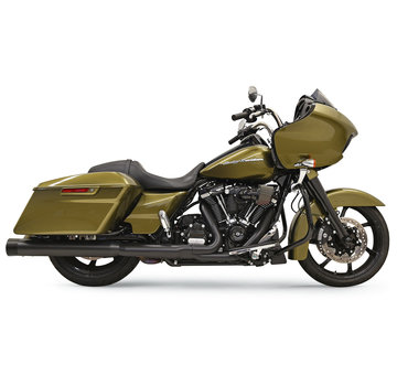 Bassani Mufflers Straight Can DNT® Chrome / Black Fits:> 2017 -up FLH/T