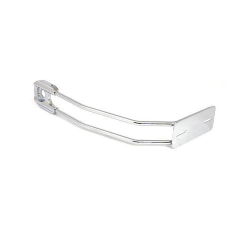 MCS license plate holder axle mount - chrome