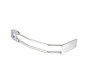 support d'axe de support de plaque d'immatriculation - chrome