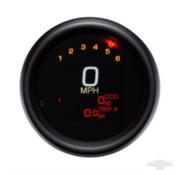 Dakota MXL Speedo- / Tachometer 3-3/8", Direct Plug-in, 04-13 Sportster, 04-11 Dyna