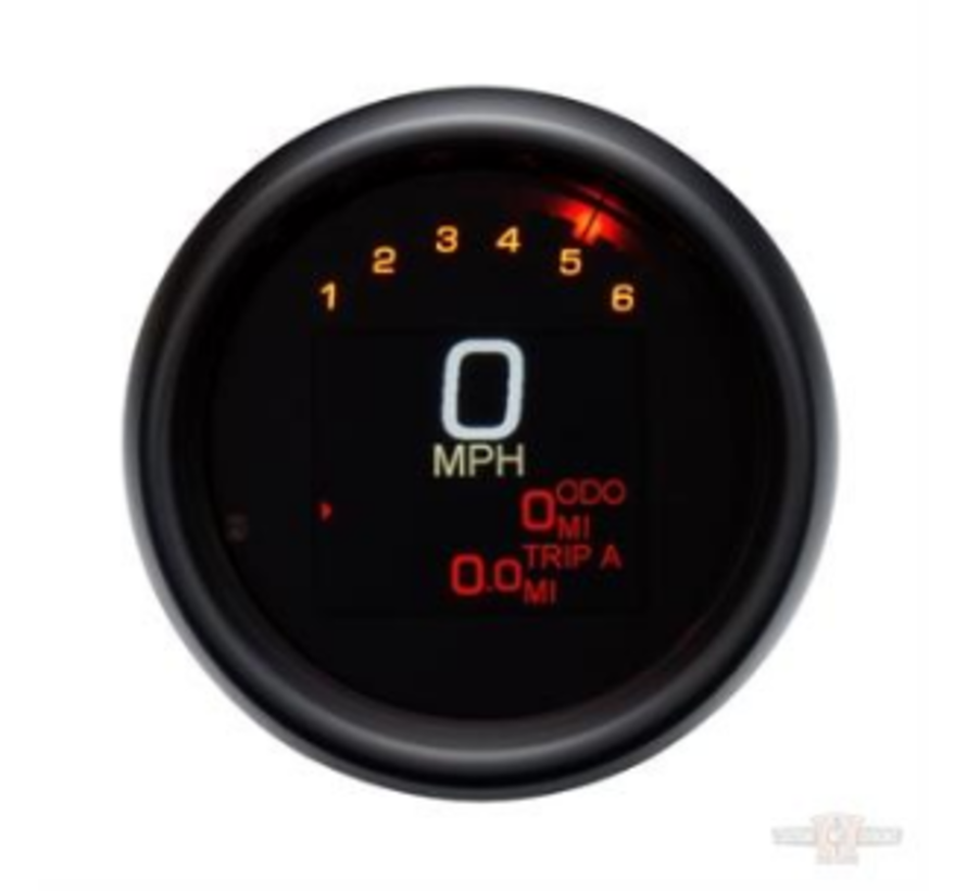 MXL Speedo- / Tachometer 3-3/8" Direct Plug-in 04-13 Sportster 04-11 Dyna