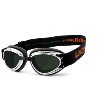 Helly Goggle Sunglasses hurricane Chrome Fits: > all Bikers