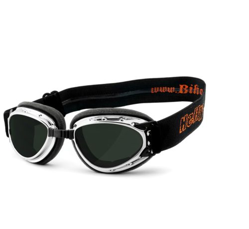 Helly Goggle Lunettes de soleil ouragan Chrome Convient à:> tous les motards